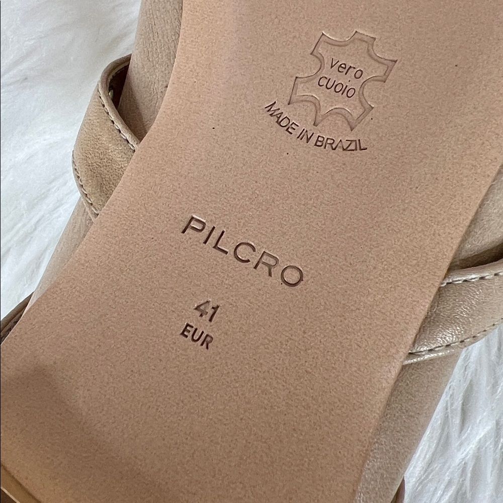 Anthropologie Pilcro Strappy Studded Ballet Flats Size 41 - Picture 10 of 10